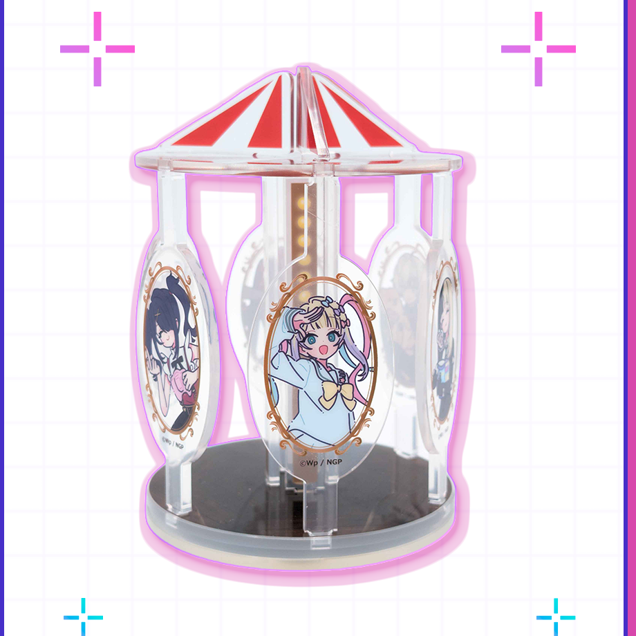 【POP-UP STORE in 東名阪2026】ニディガ メリーゴーランド立体アクスタ｜超てんちゃん・あめちゃん・パープル・ロリポップ・獄薔薇美血華・禰智禍さま・かちぇ｜NEEDY GIRL OVERDOSE 公式グッズ