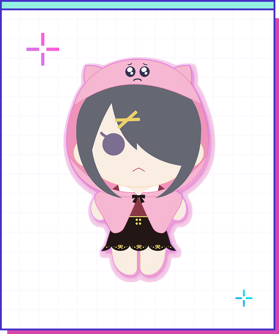 【POP-UP STORE in 東名阪2026】ぴえん猫フード付きあめちゃんぬいぐるみ｜あめちゃん｜NEEDY GIRL OVERDOSE 公式グッズ