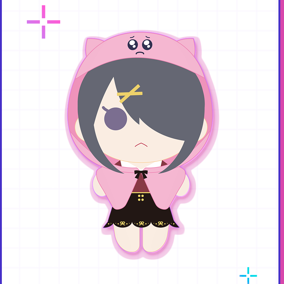 【POP-UP STORE in 東名阪2026】ぴえん猫フード付きあめちゃんぬいぐるみ｜あめちゃん｜NEEDY GIRL OVERDOSE 公式グッズ