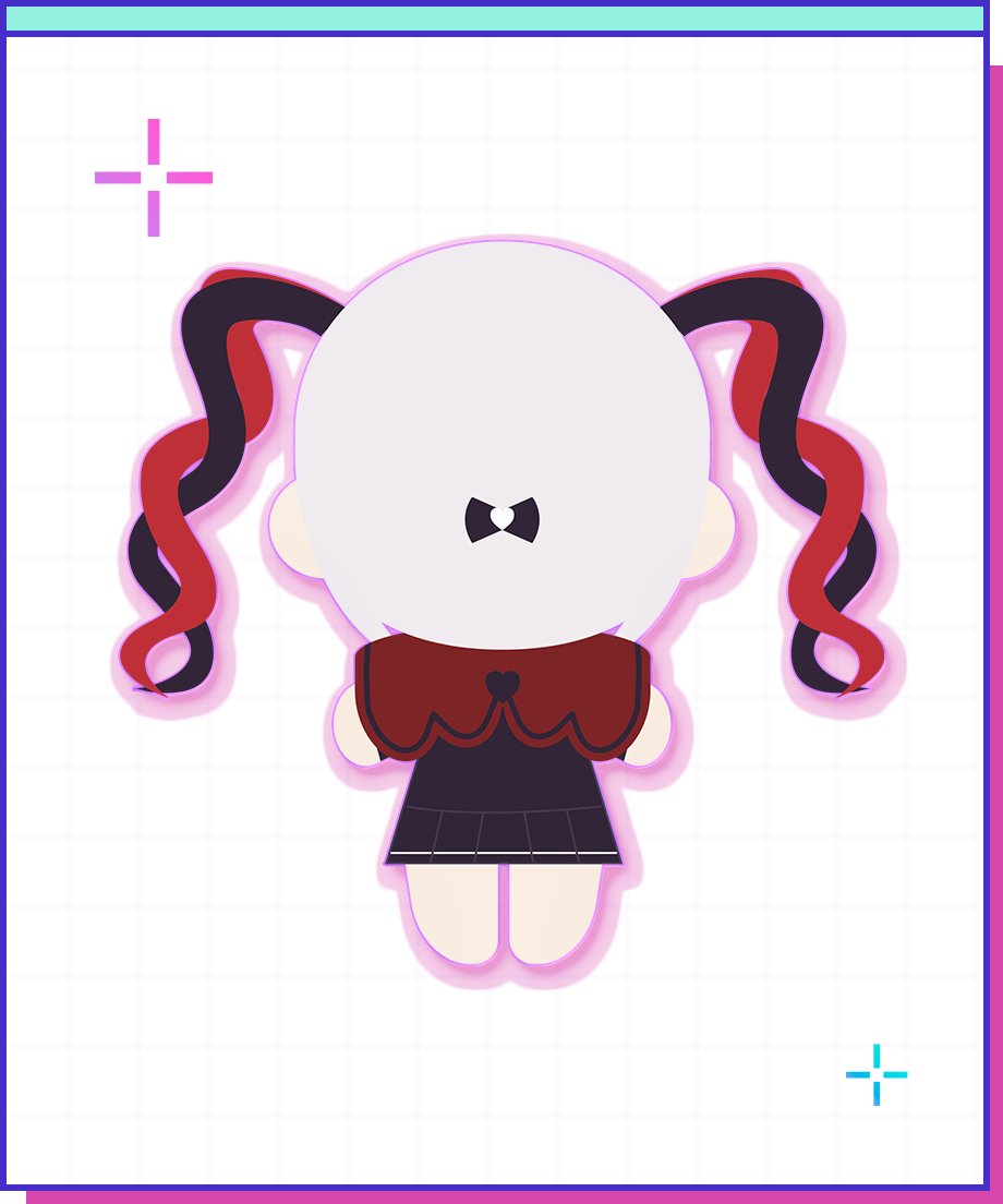 【POP-UP STORE in 東名阪2026】ダーク超てんちゃんぬいぐるみ 詳細画像2｜超てんちゃん｜NEEDY GIRL OVERDOSE 公式グッズ