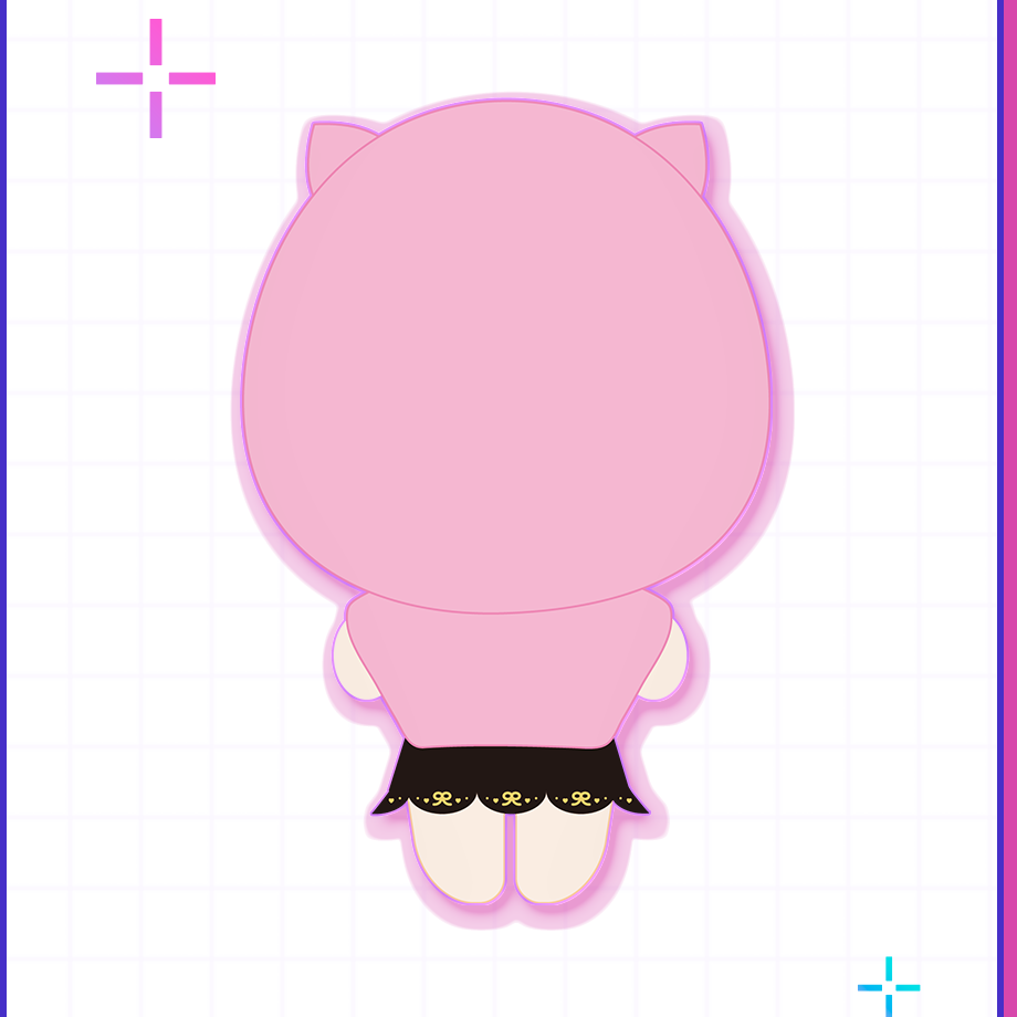 【POP-UP STORE in 東名阪2026】ぴえん猫フード付きあめちゃんぬいぐるみ 詳細画像2｜あめちゃん｜NEEDY GIRL OVERDOSE 公式グッズ