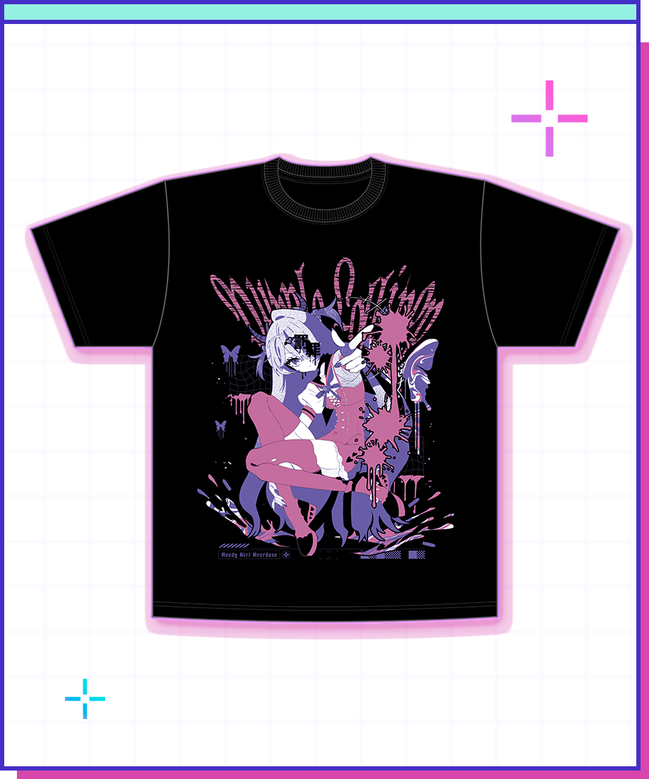 【POP-UP STORE in 東名阪2026】ロリポップパニッシュTシャツ｜パープル・ロリポップ｜NEEDY GIRL OVERDOSE 公式グッズ
