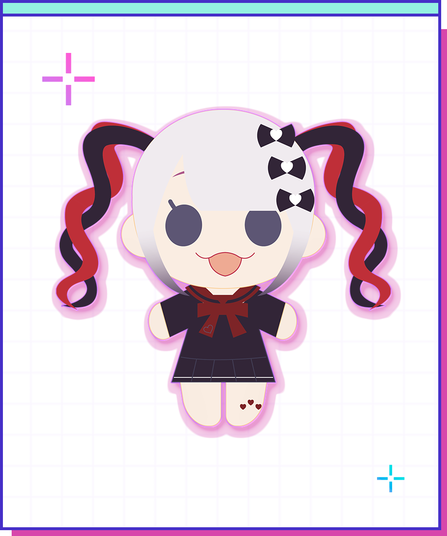 【POP-UP STORE in 東名阪2026】ダーク超てんちゃんぬいぐるみ｜超てんちゃん｜NEEDY GIRL OVERDOSE 公式グッズ