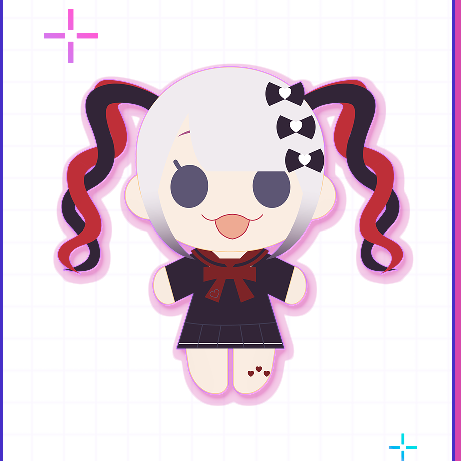 【POP-UP STORE in 東名阪2026】ダーク超てんちゃんぬいぐるみ｜超てんちゃん｜NEEDY GIRL OVERDOSE 公式グッズ