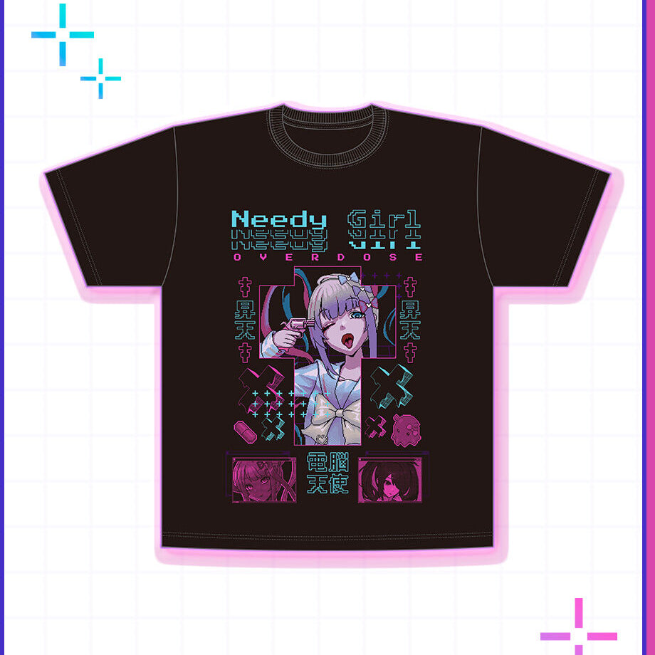 NEEDY GIRL OVERDOSE グラフィックTシャツ（昇天T）