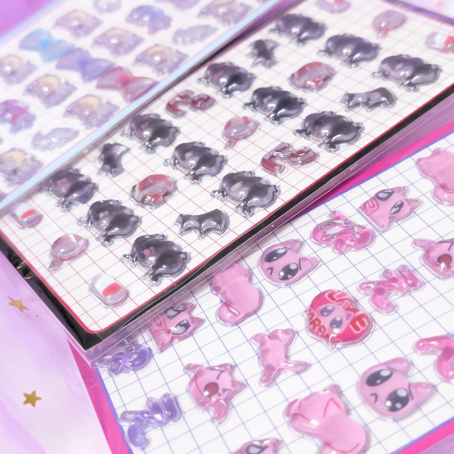 【POP-UP STORE in 原宿】ニディガ ぷっくりシール ぴえん猫 詳細画像2