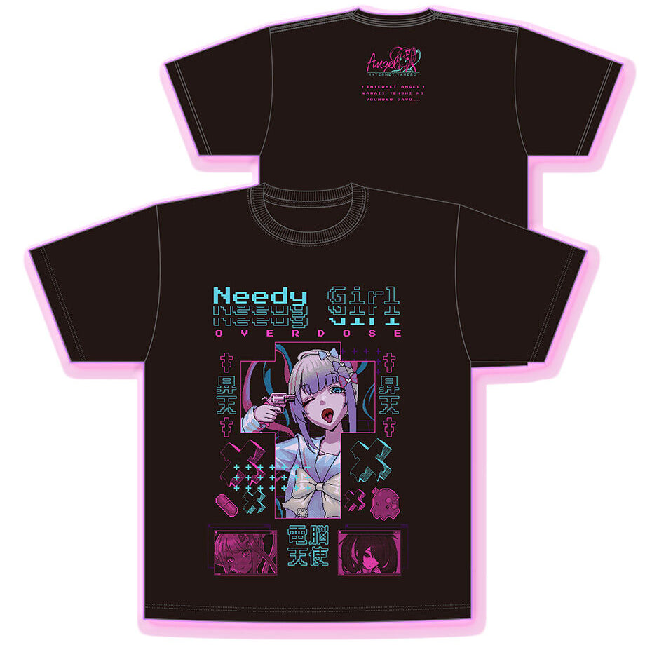 NEEDY GIRL OVERDOSE グラフィックTシャツ（昇天T） 詳細画像2