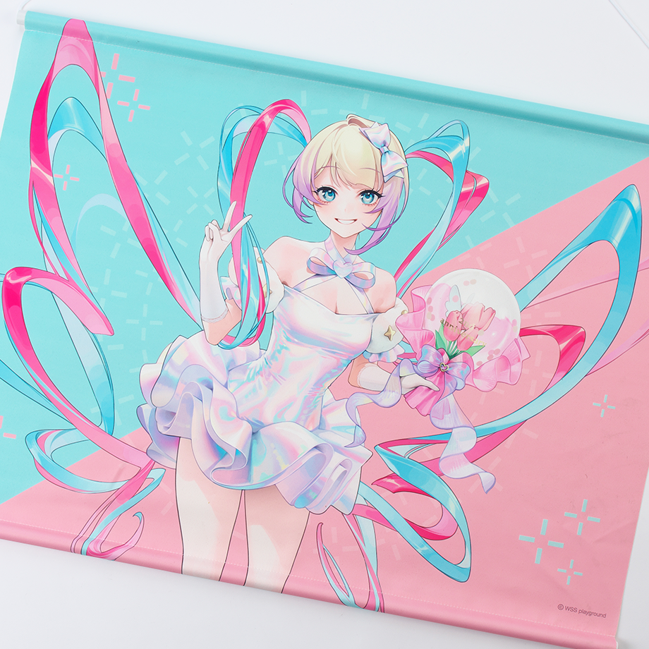 お久しぶり先生描き下ろしニディガ展2KVタペストリー 詳細画像2