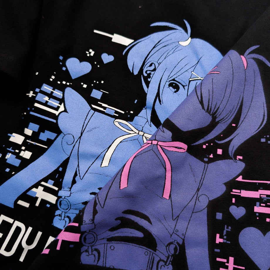 【ニコニコ超会議2026事後通販】Tシャツ／あめちゃん（バイオレット&ホワイト） 詳細画像2
