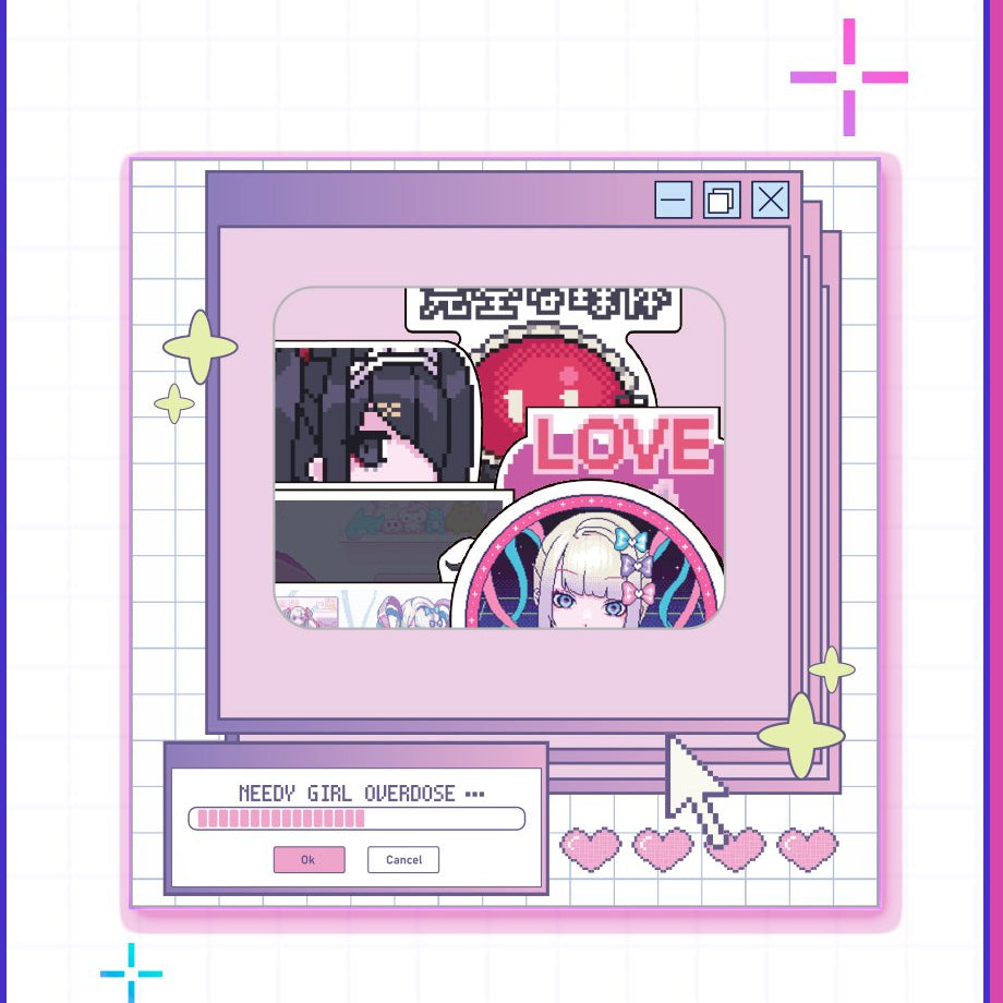 ニディガまみれフレークシール