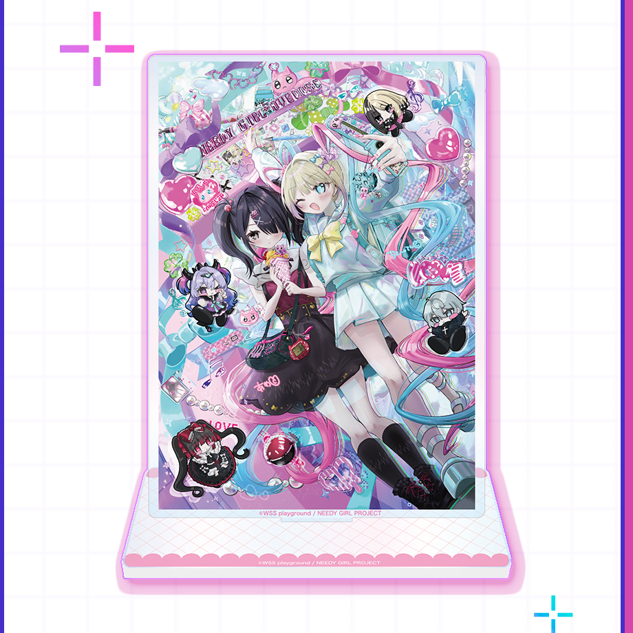 【POP-UP STORE in 原宿】アクリルスタンド／超てんちゃん&あめちゃん（しな先生ver.）