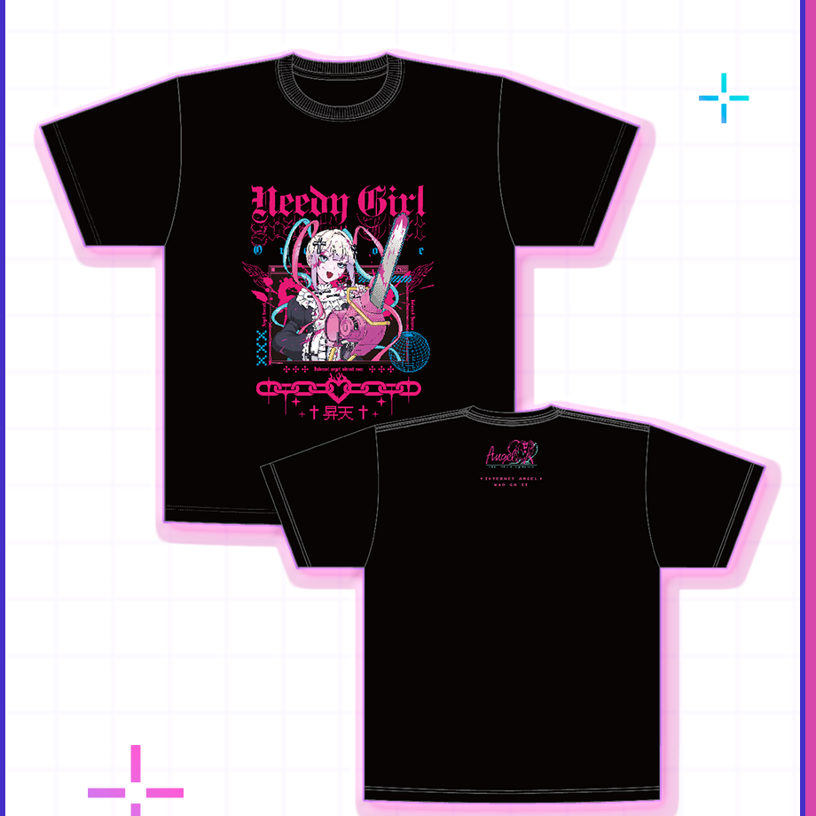 【ニディガ東西POPUPSTORE】NEEDY GIRL OVERDOSE グラフィックTシャツ（チェーンソー）
