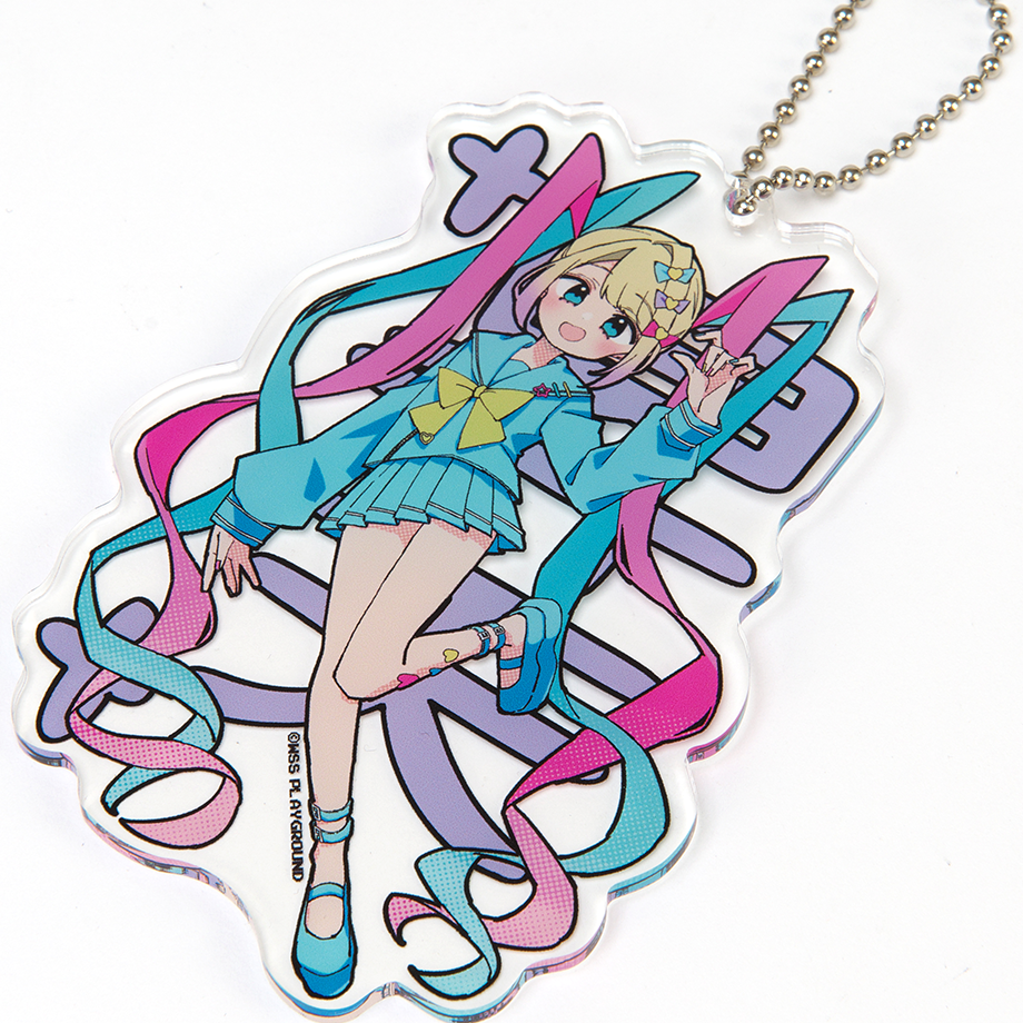 【事後通販】3774.先生描き下ろし超てんちゃんアクリルキーホルダー【ニディガ展2】 詳細画像2