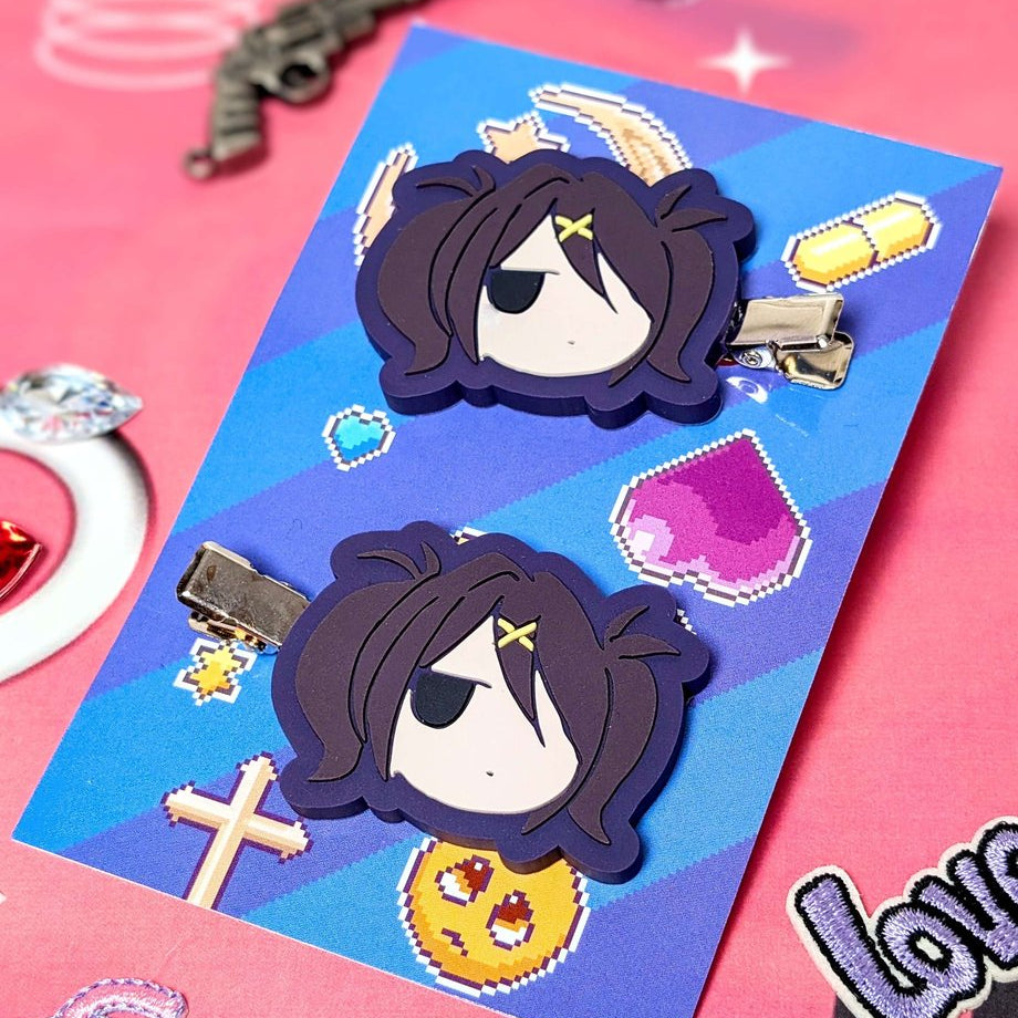 【ニディガ展4開催記念過去グッズ祭り】あめちゃん前髪クリップ