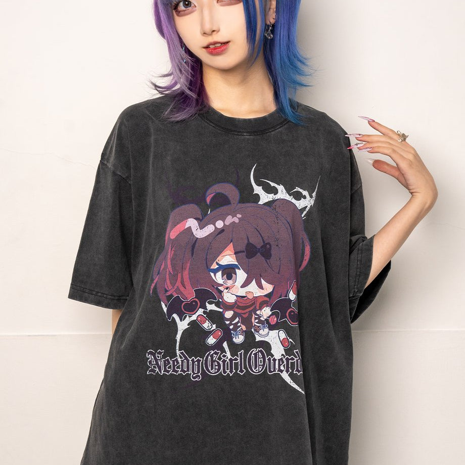 【ゆるふわえんじぇるがーる】あめちゃんストリートウォッシュT 詳細画像2
