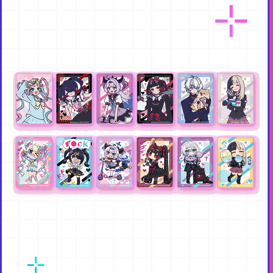 【ニコニコ超会議2026事後通販】トレーディングクリアカード（わき先生&かにかま先生ver.） 詳細画像2