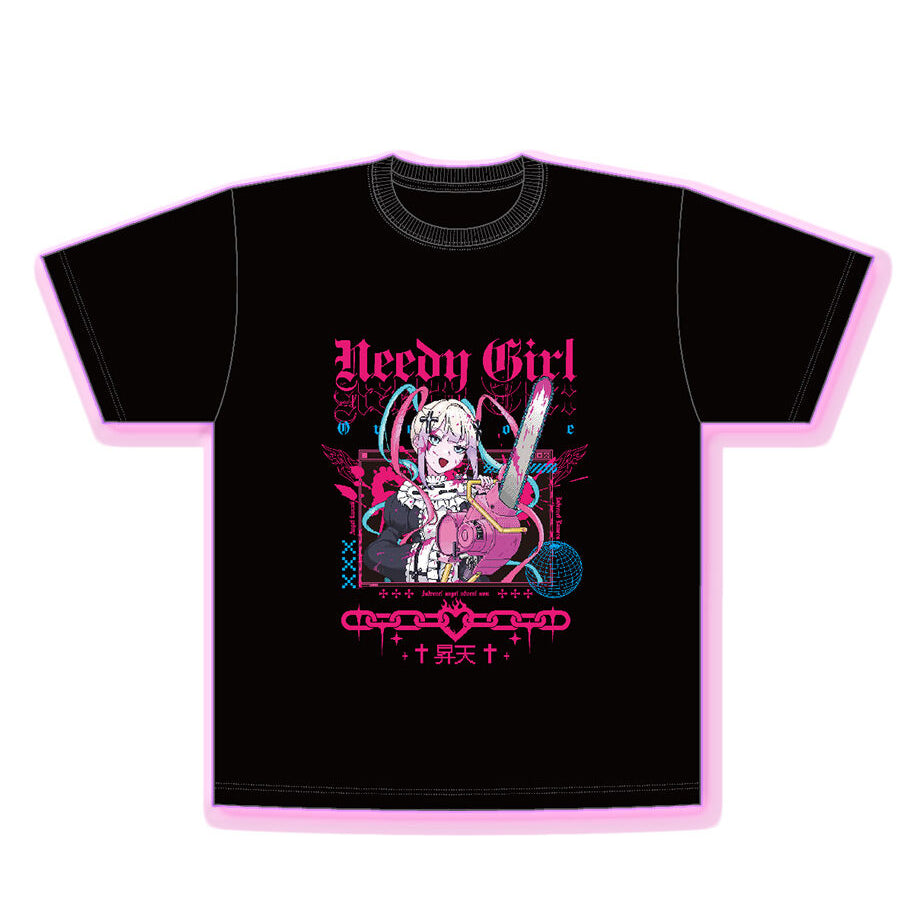 【再販】【3rdグッズ】NEEDY GIRL OVERDOSE グラフィックTシャツ（チェーンソー） 【ニコニコ超会議2023再販分】 詳細画像2