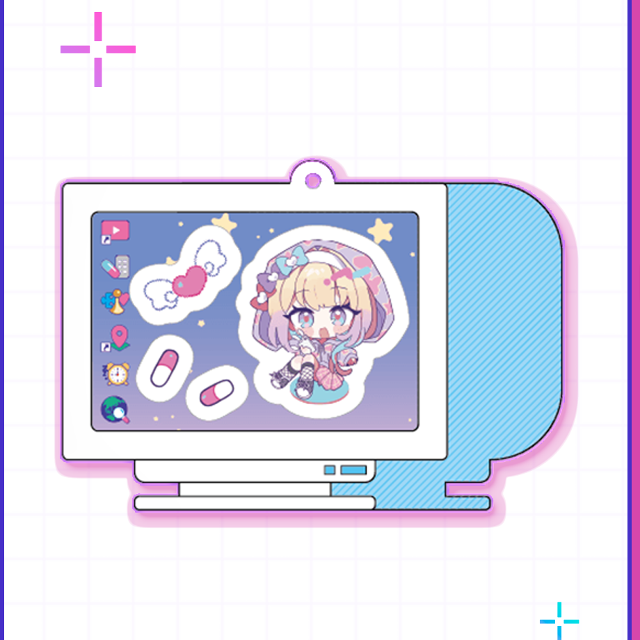 【ゆるふわえんじぇるがーる】シャカシャカアクキー超てんちゃん