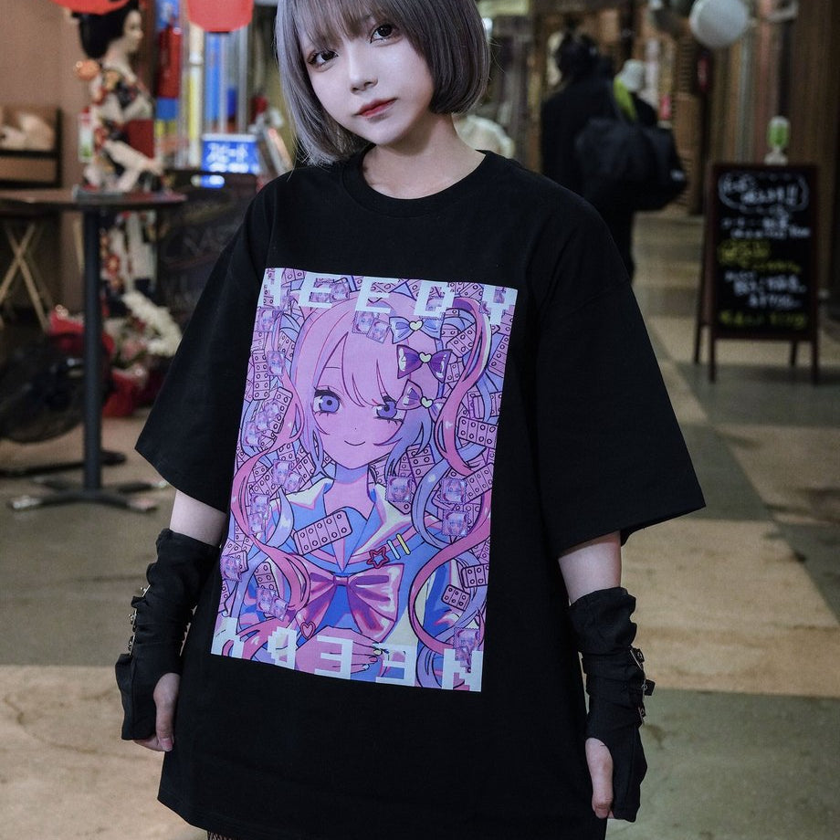 【ニディガ東西POPUPSTORE】超てんちゃんボックスグラフィックT 詳細画像2