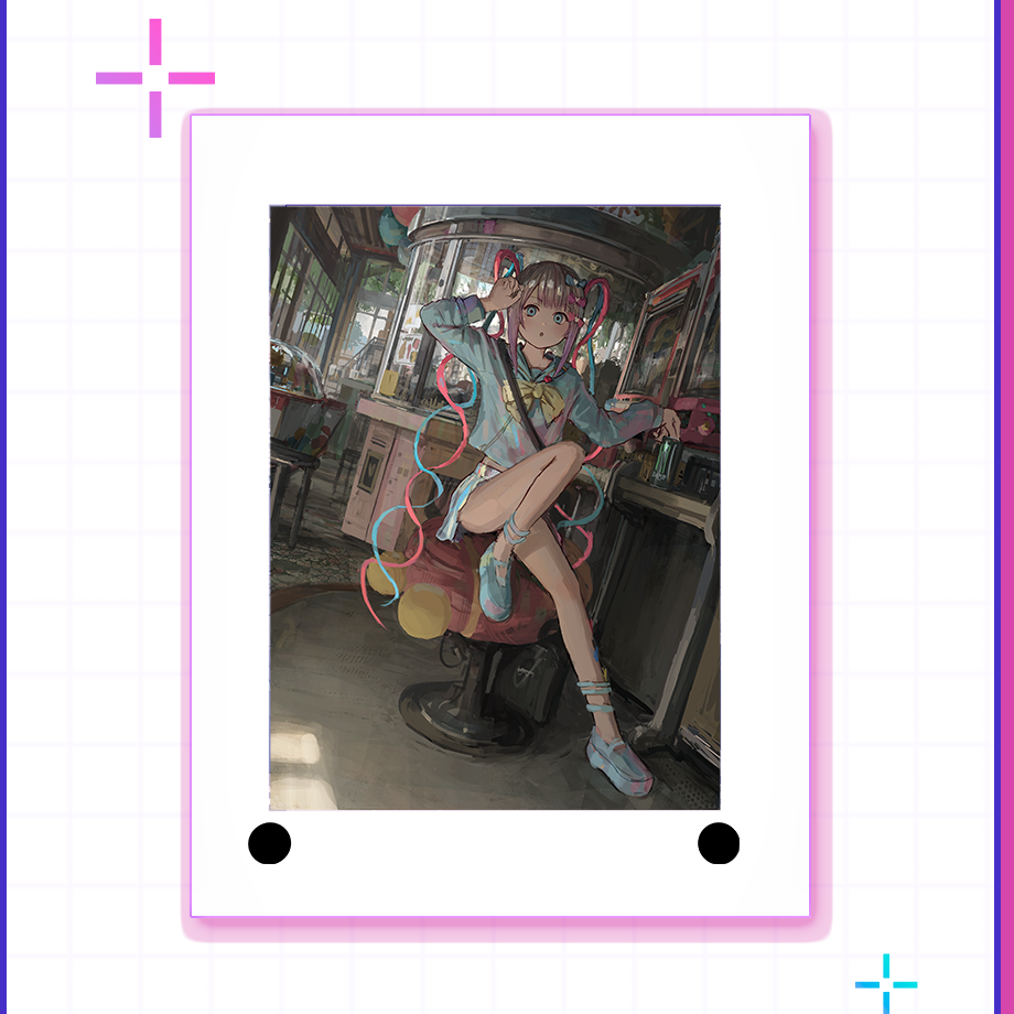 【過去グッズ掘り出し祭】絵画レプリカアクリルスタンド　(しおん先生)