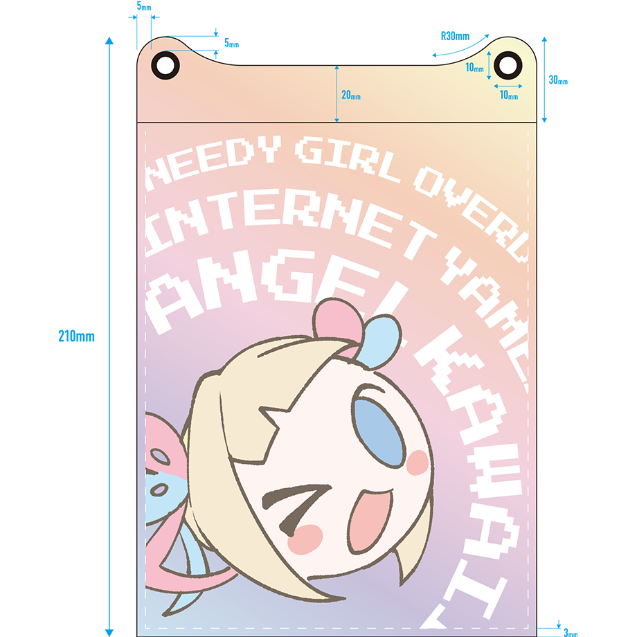 【ニディガ東名阪POPUPSTORE】スマホショルダーバックver.2（超てんちゃん） 詳細画像2