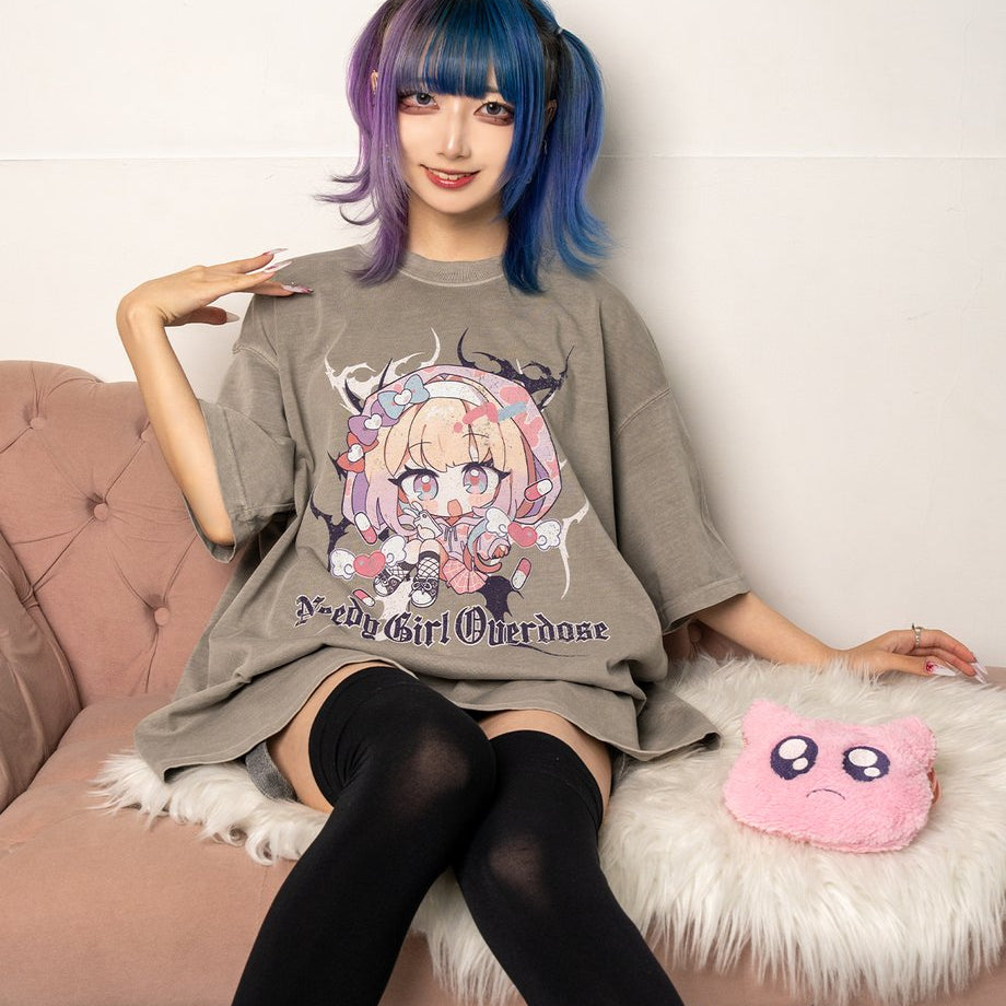 【ゆるふわえんじぇるがーる】超てんちゃんストリートウォッシュT 詳細画像2