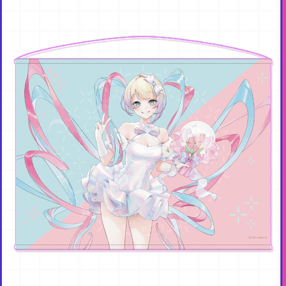 お久しぶり先生描き下ろしニディガ展2KVタペストリー