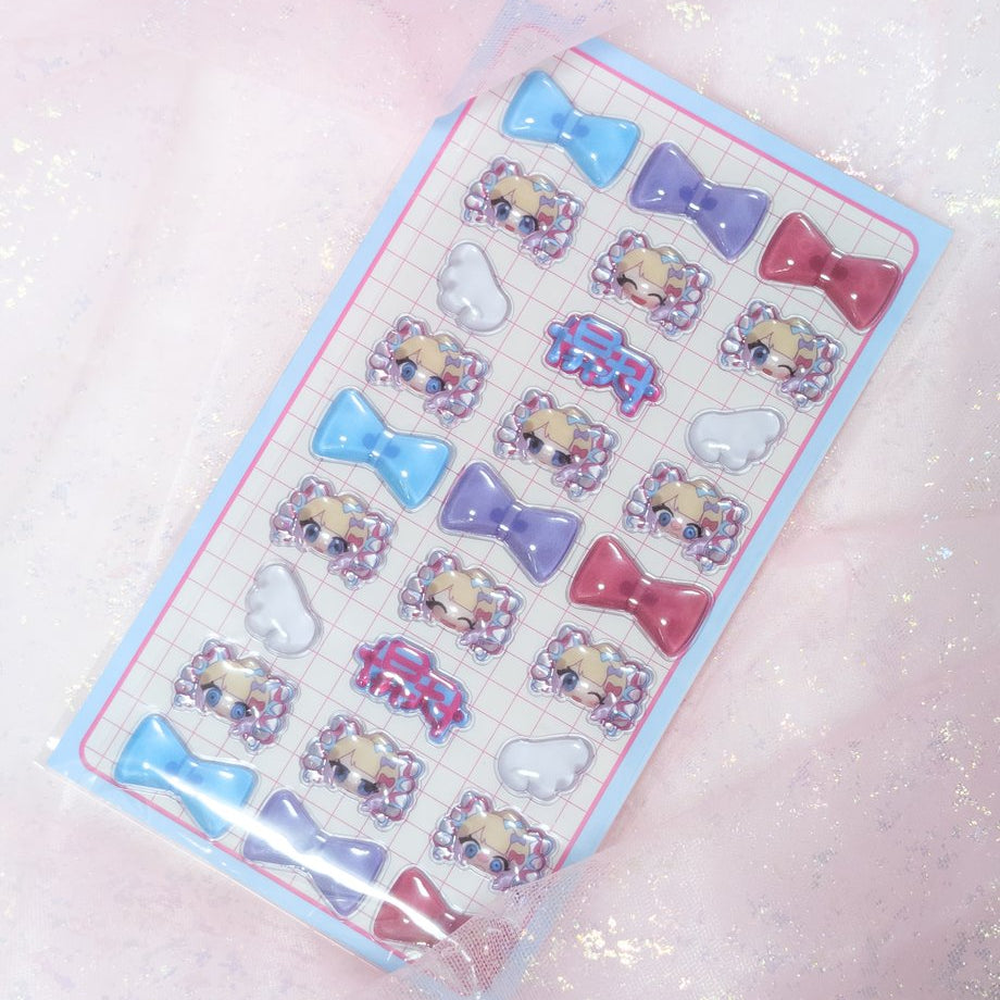 【POP-UP STORE in 原宿】ニディガ ぷっくりシール 超てんちゃん