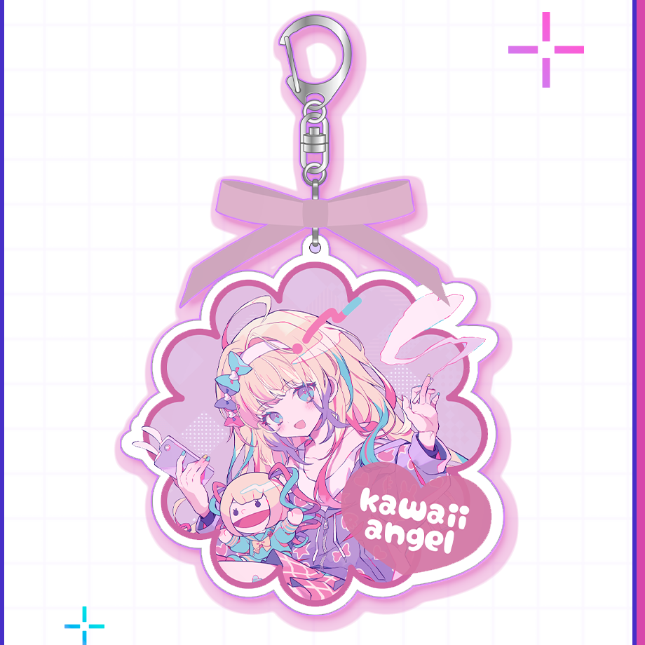 【ゆるふわえんじぇるがーる】KV超てんちゃんリボンアクキー