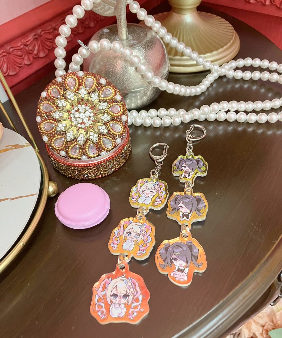萌ナオミ先生あめちゃん連結アクキー 詳細画像3