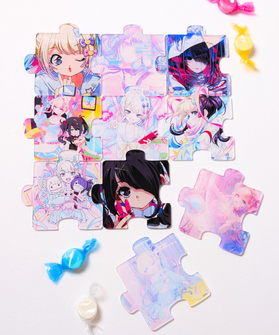 【ニディガ展4】パズル型アクリルコースター