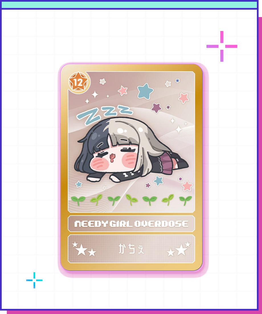 【POP-UP STORE in 東名阪2026】ニディガトレーディングホログラムカード ver.2 詳細画像13｜超てんちゃん・あめちゃん・パープル・ロリポップ・獄薔薇美血華・禰智禍さま・かちぇ｜NEEDY GIRL OVERDOSE 公式グッズ