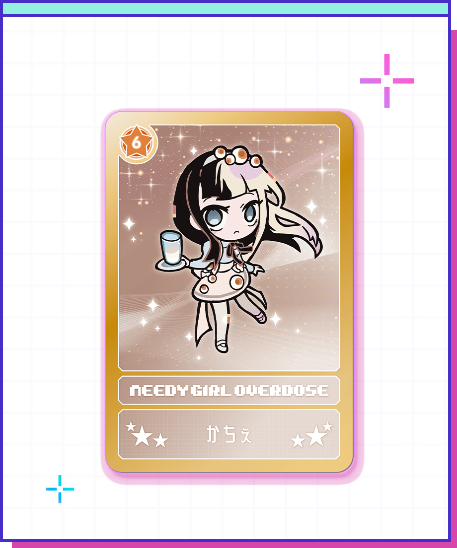 【POP-UP STORE in 東名阪2026】ニディガトレーディングホログラムカード ver.2 詳細画像12｜超てんちゃん・あめちゃん・パープル・ロリポップ・獄薔薇美血華・禰智禍さま・かちぇ｜NEEDY GIRL OVERDOSE 公式グッズ
