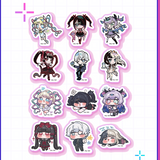 【POP-UP STORE in 東名阪2026】ニディガトレーディングステッカー（ぎらっ&もちっ ver.）｜超てんちゃん・あめちゃん・パープル・ロリポップ・獄薔薇美血華・禰智禍さま・かちぇ｜NEEDY GIRL OVERDOSE 公式グッズ